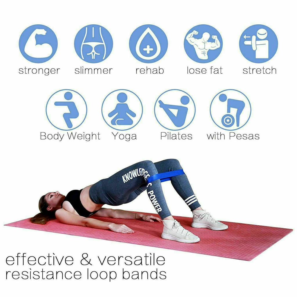 Total-Body Resistance Loop Band Set (5-Piece)